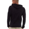 Teton pullover hoodie black rear view