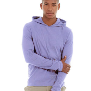 Teton pullover hoodie purple front view