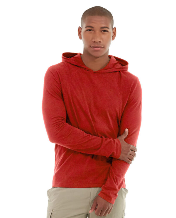 Teton pullover hoodie red front view