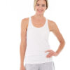 White training tank front view